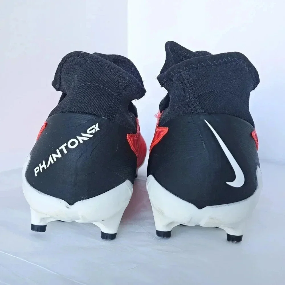 Nike Phantom GX Pro Firm Ground Soccer Cleats Bright Crimson/Black Size 5.5/23cm - Picture 7 of 8